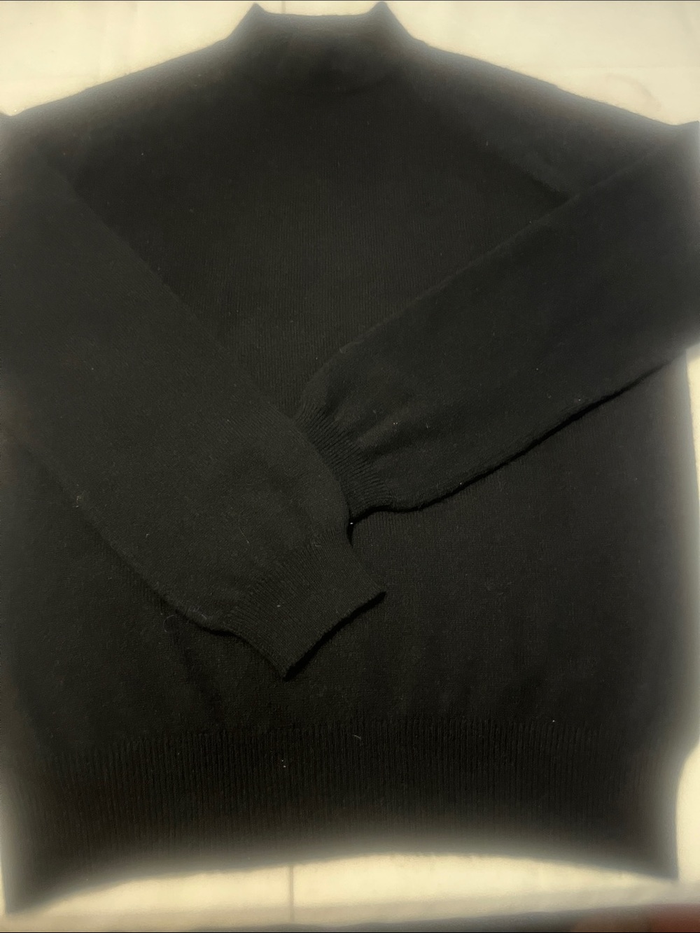Charter Club Black Turtleneck Sweater